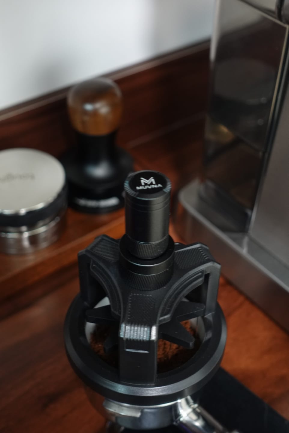 Customer photo review of Geared Spinning WDT Tool - Espresso Distribution - MUVNA