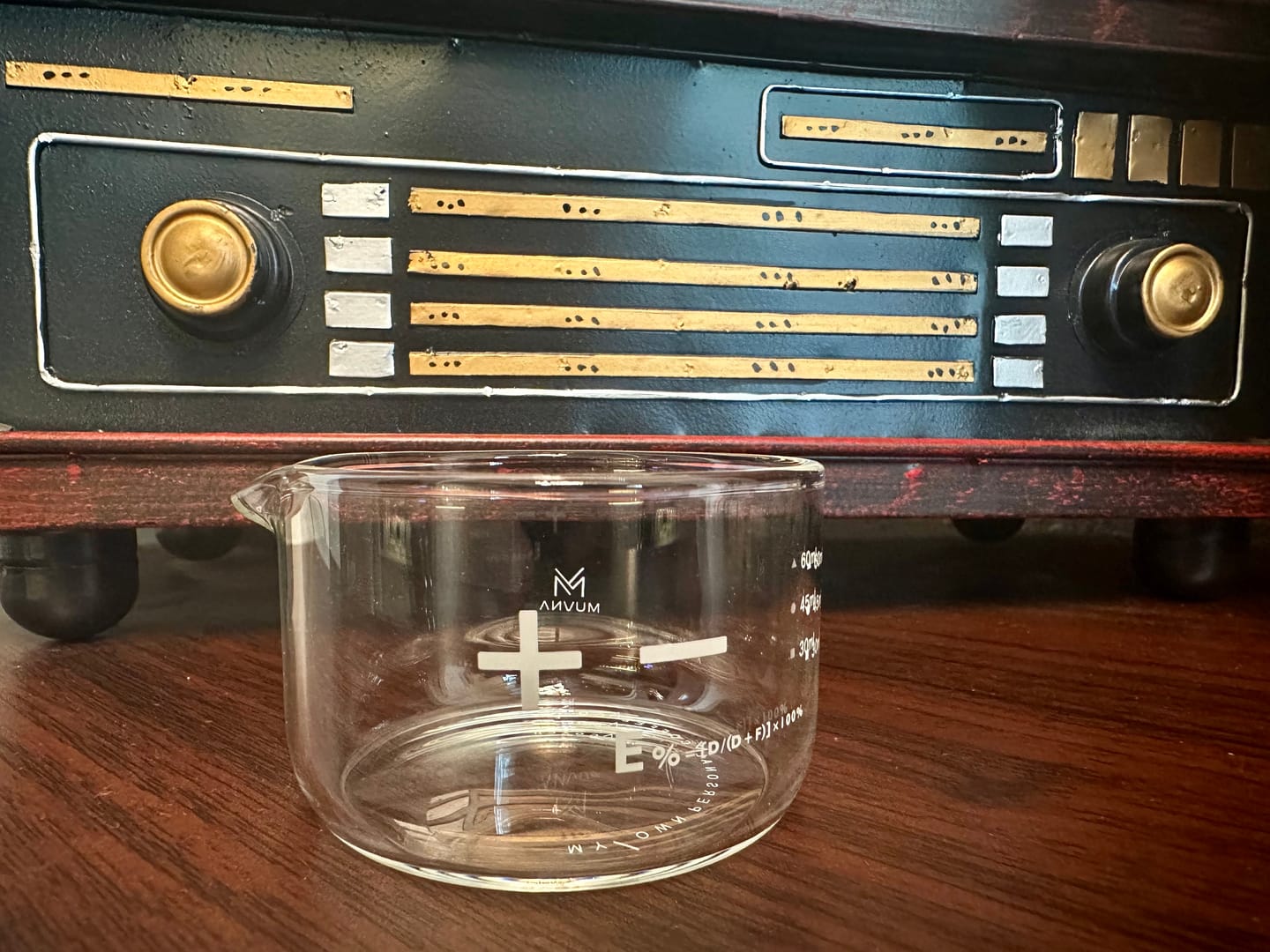 Customer photo review of Espresso Shot Glass with Measuring Scale - MUVNA