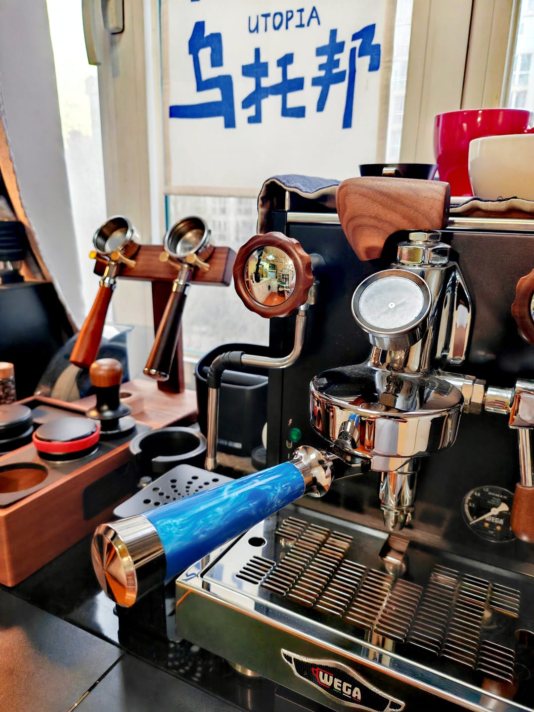 Customer photo review of Italian Handle Bottomless Portafilter 51/54/58mm - MUVNA