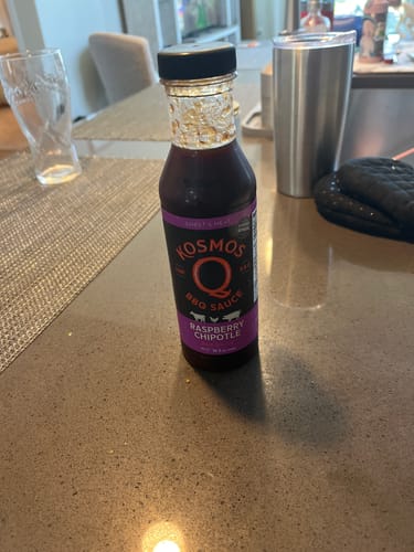 Customer photo review of Raspberry Chipotle BBQ Sauce