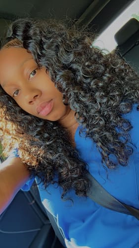 Customer photo review of Lust RAW Burmese Curly Bundle