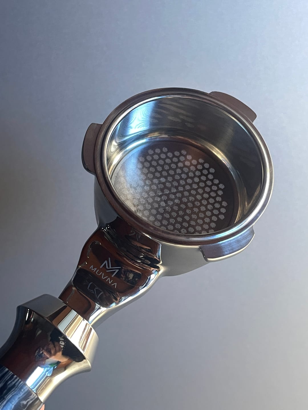 Customer photo review of Italian Handle Bottomless Portafilter 51/54/58mm - MUVNA