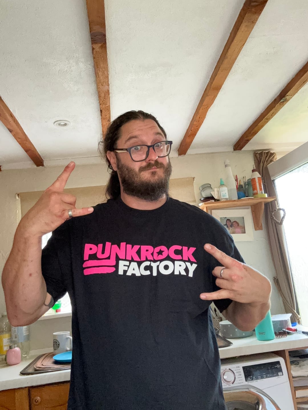 Customer photo review of PRF Logo Tee