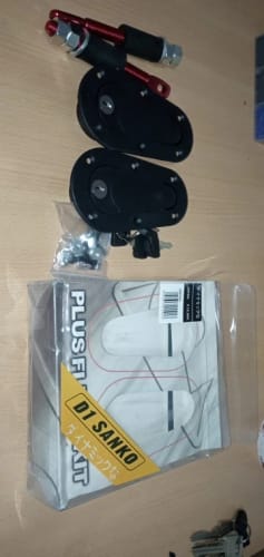 Customer photo review of Universal Bonnet Hood Latch Lock Kit