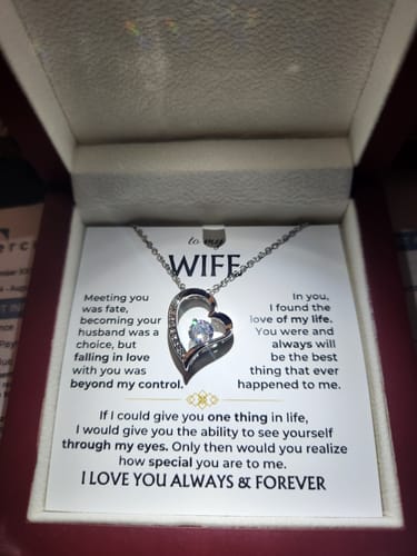 Customer photo review of To My Wife - I Love You Always & Forever - Gift Set - SS568
