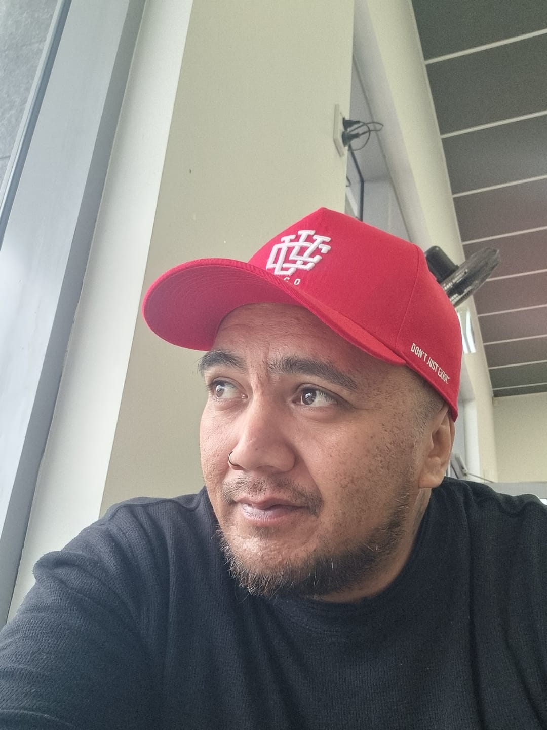 Customer photo review of LVCO "Blood Red" A-Frame Snapback