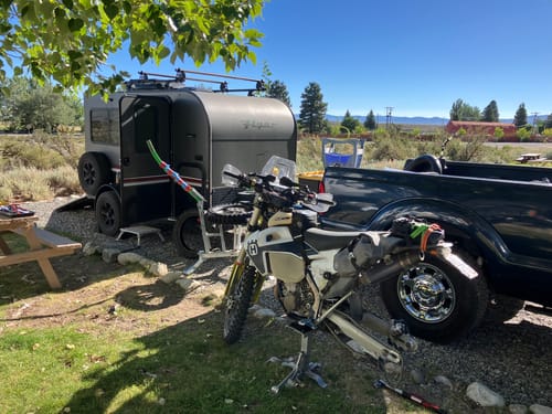 Customer photo review of Lift Kit for Dirt Bike Tire Changer