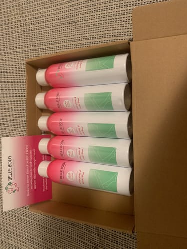 Customer photo review of 5x Belle Body Haarentfernung