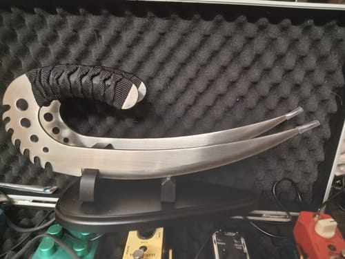 Customer photo review of Riddick (Silver) Blades