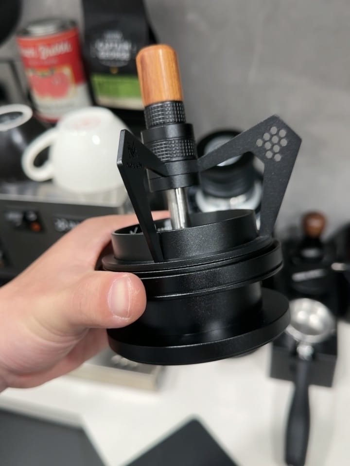 Customer photo review of Geared Spinning WDT Tool - Espresso Distribution - MUVNA