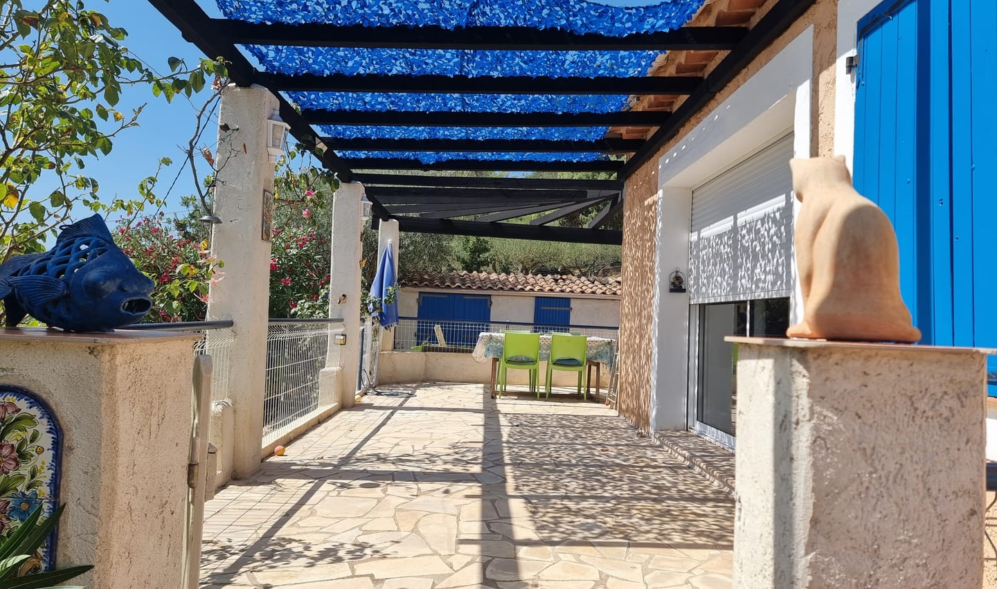 Customer photo review of Filet de camouflage renforcé bleu