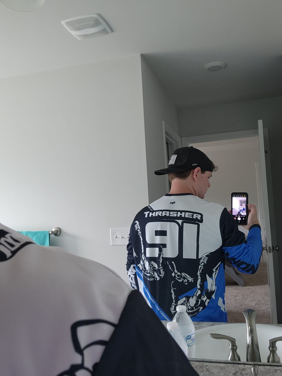 Customer photo review of Die Epic Skydiving Custom Long Sleeve Jersey