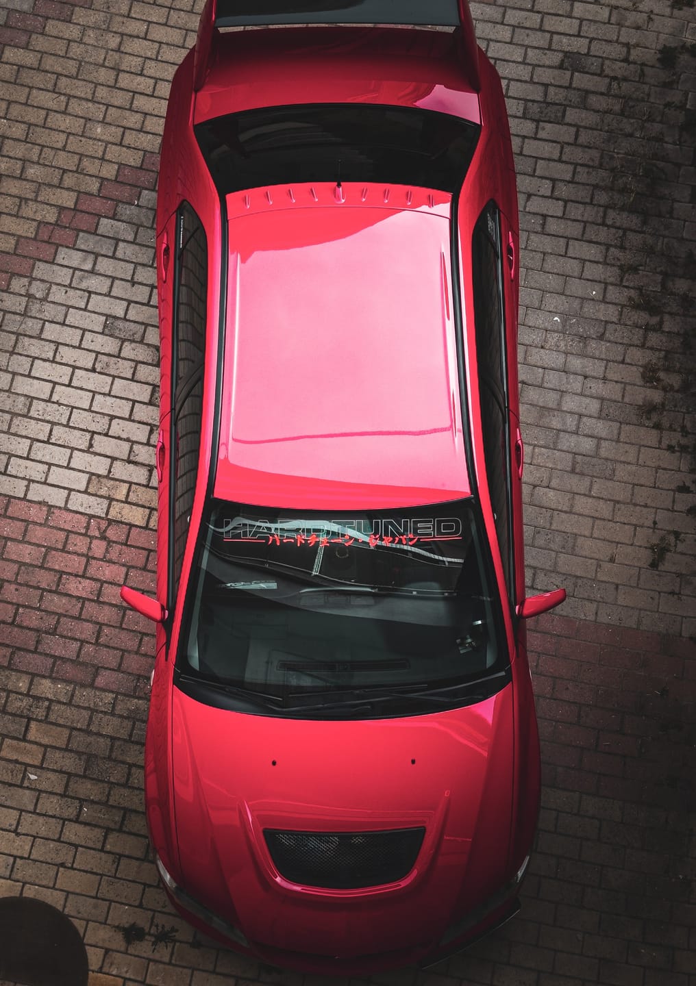 Customer photo review of Hardtuned Keyline Window Banner