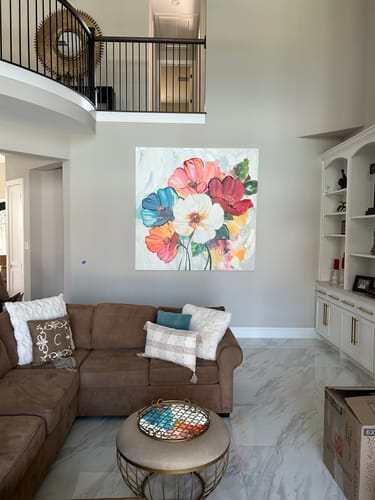 Customer photo review of Modern Abstract Painting #ABAS202