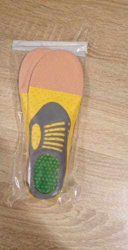 Customer photo review of Ortopéd Pro Talpbetét Plantar Fasciitis Enyhítésére