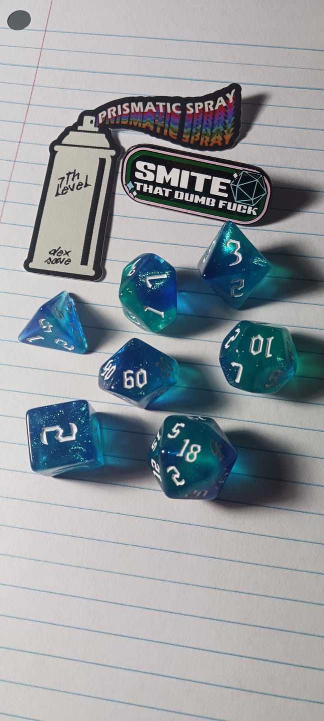 Customer photo review of Premium Mystery Dice