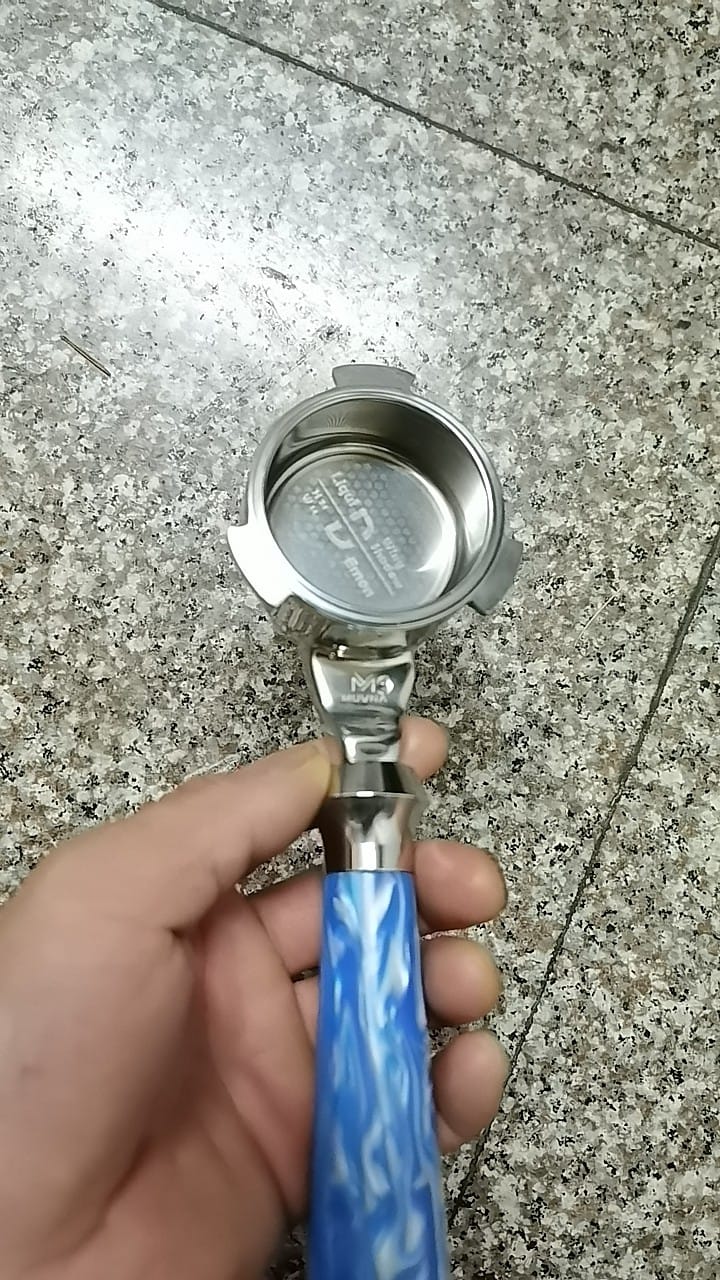 Customer photo review of Italian Handle Bottomless Portafilter 51/54/58mm - MUVNA