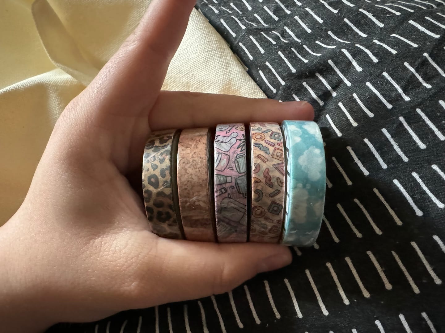Customer photo review of Freebie Self Care Washi Tape 10mm