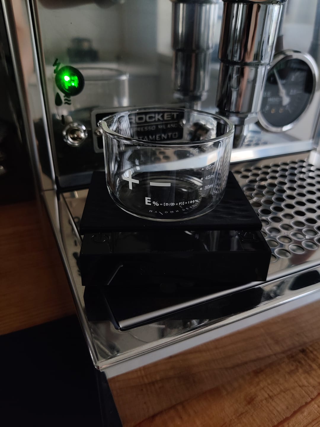 Customer photo review of Espresso Shot Glass with Measuring Scale - MUVNA