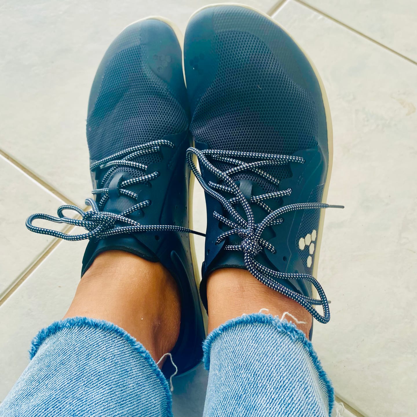 Customer photo review of Vivobarefoot Primus Lite III Womens Navy