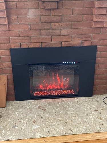 Customer photo review of Modern Flames Redstone 26" Built In Electric Firebox Insert