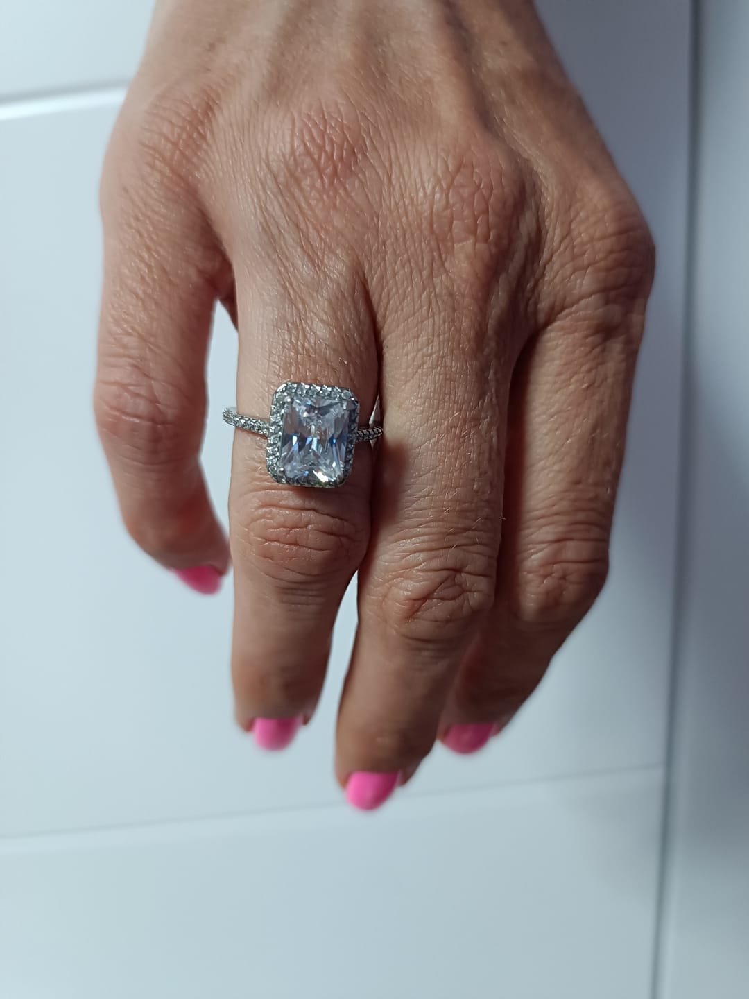 Customer photo review of Big Shine Ring | 18K vergoldet