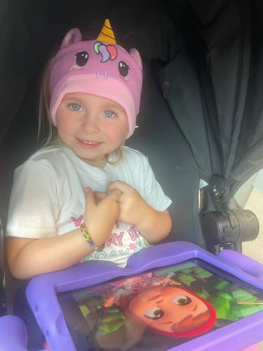 Customer photo review of Bandou™ 2.0: Award-Winning Kids Headphones