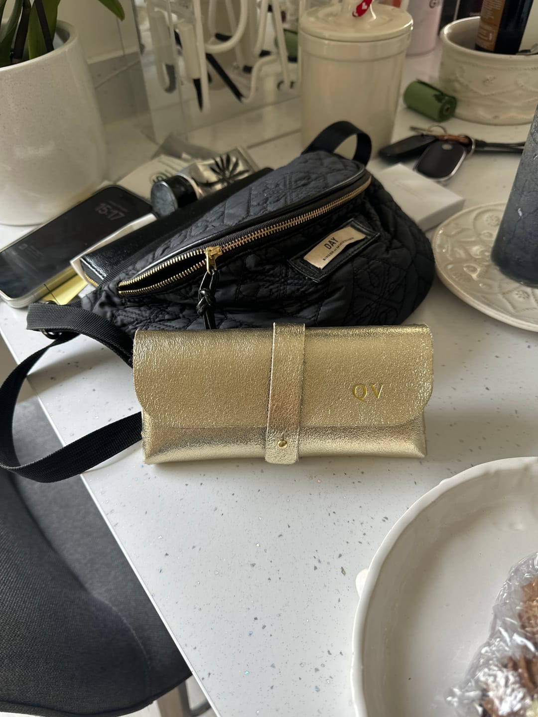 Customer photo review of Small Clutch Purse or Glasses Case