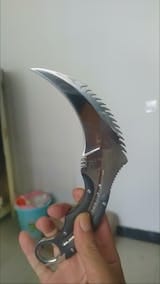 Customer photo review of Paw Camping Tactical Knife
