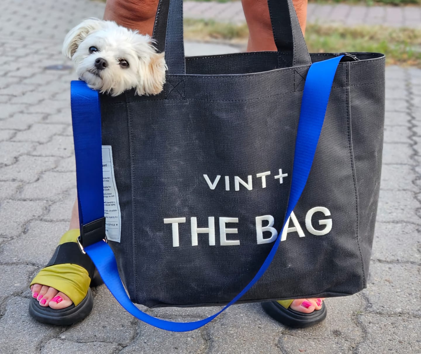 Customer photo review of CANVAS BAG - BIG - ANTHRAZIT