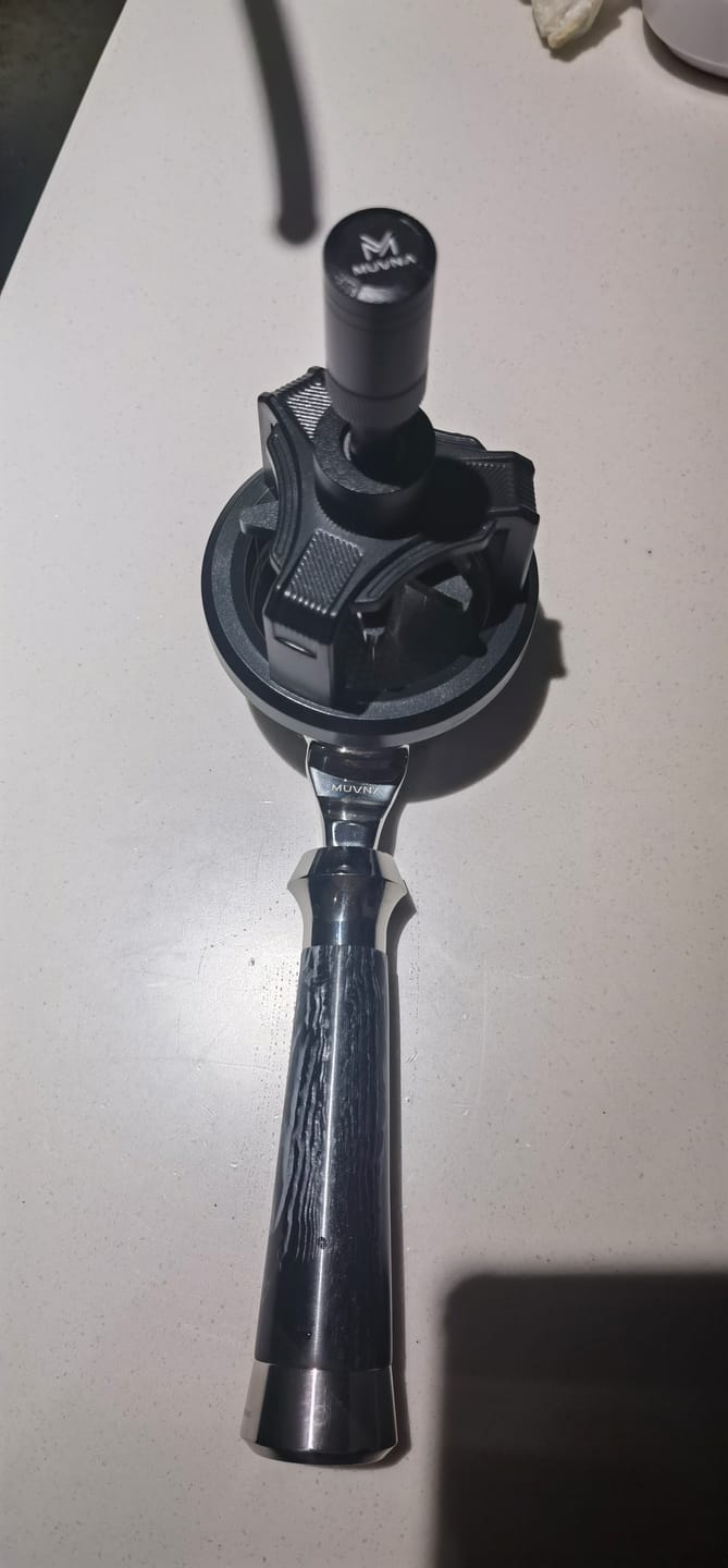 Customer photo review of Geared Spinning WDT Tool - Espresso Distribution - MUVNA