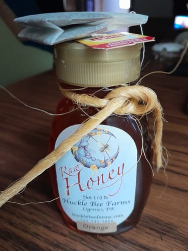Customer photo review of Orange Infused Honey