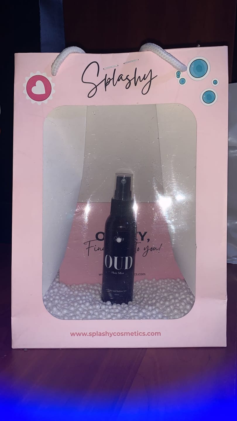 Customer photo review of Splashy™ Hair Mist