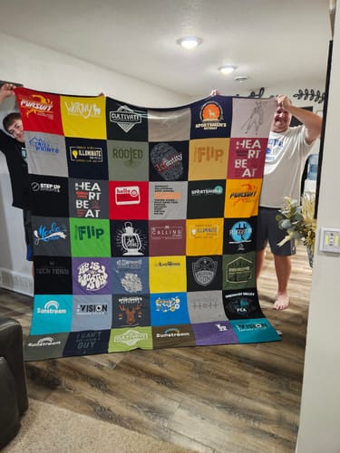 T-shirt quilt from university of tech, college of education by Amber  from IA