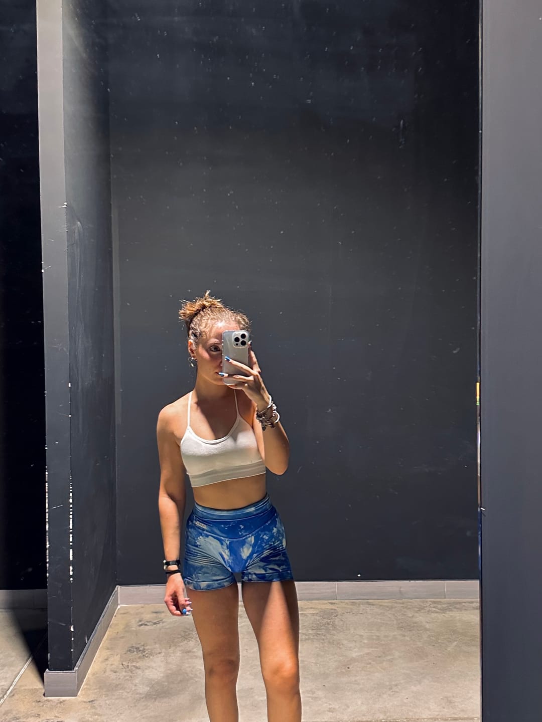 Customer photo review of Shorts Maltinto Olimpo Azzurro Bianco