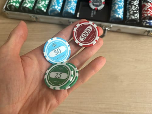 Customer photo review of Poker Set Lazar Tournament 500