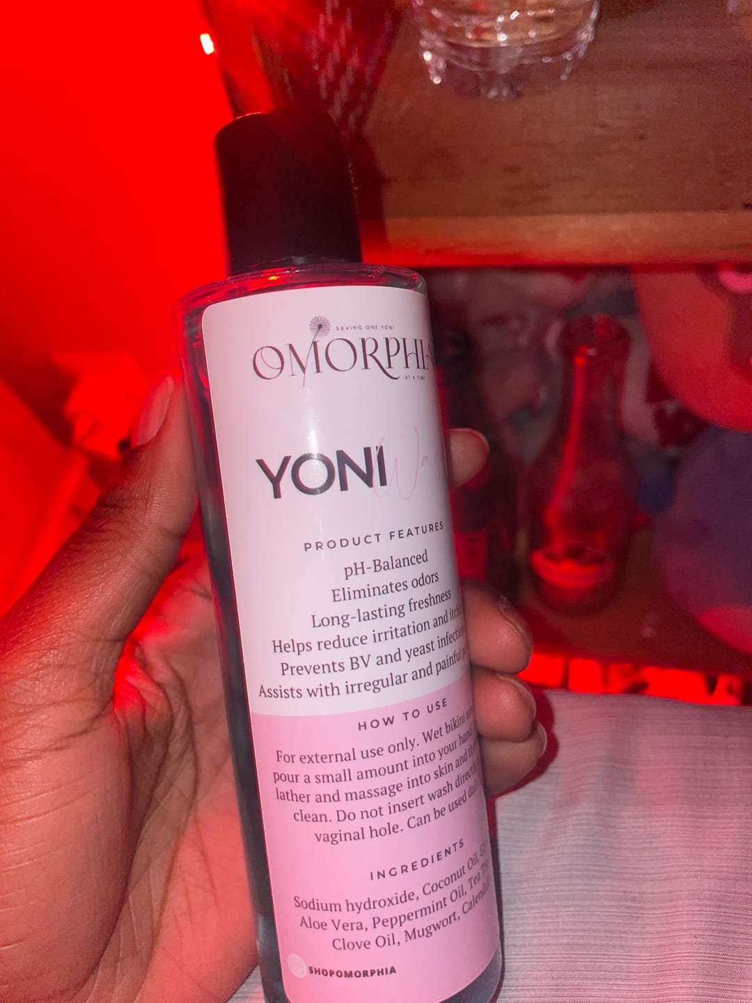 Customer photo review of Yoni Wash + Yoni Oil
