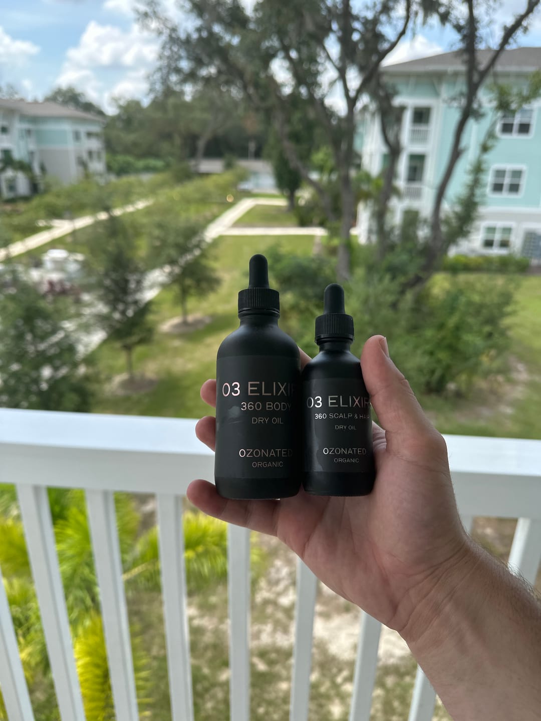 Customer photo review of 360 Face Dry Oil