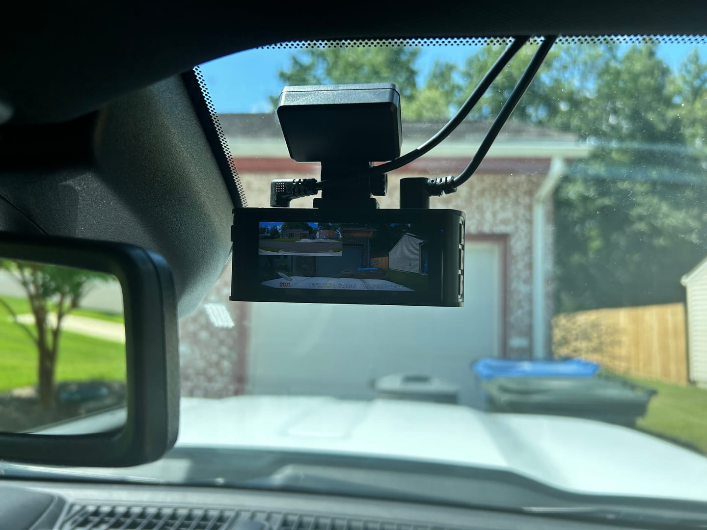 Customer photo review of Redtiger F7NP 4K Front Rear Dash Cam