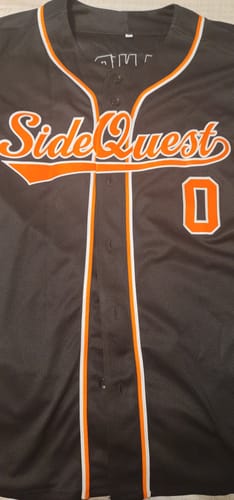 Customer photo review of Custom Personalized Baseball Jersey Button Down Hip Hop Baseball Shirt Stitched Name Number