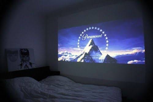 Customer photo review of MovieHub™ Ultra HD Projector + FREE Projector Screen