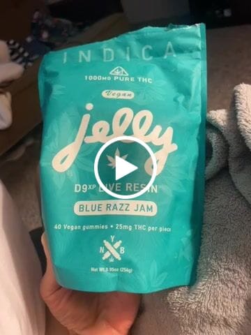 Customer video review of Jelly D9XP Live Resin Gummies
