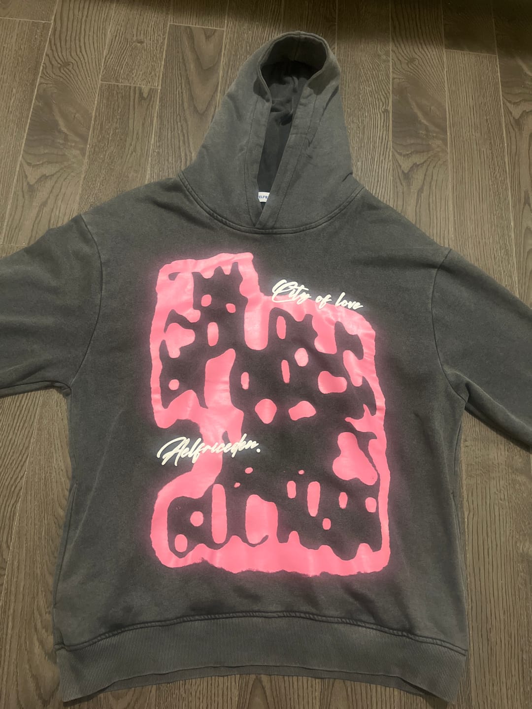Customer photo review of Aelfric Eden Oversized Abstraction Graphic Hoodie