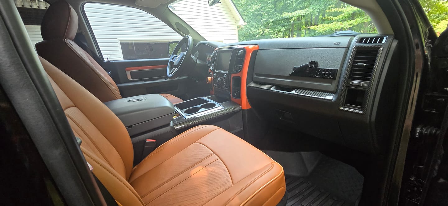 Customer photo review of 2009+ Dodge Ram Classic Custom Leather Seat Covers
