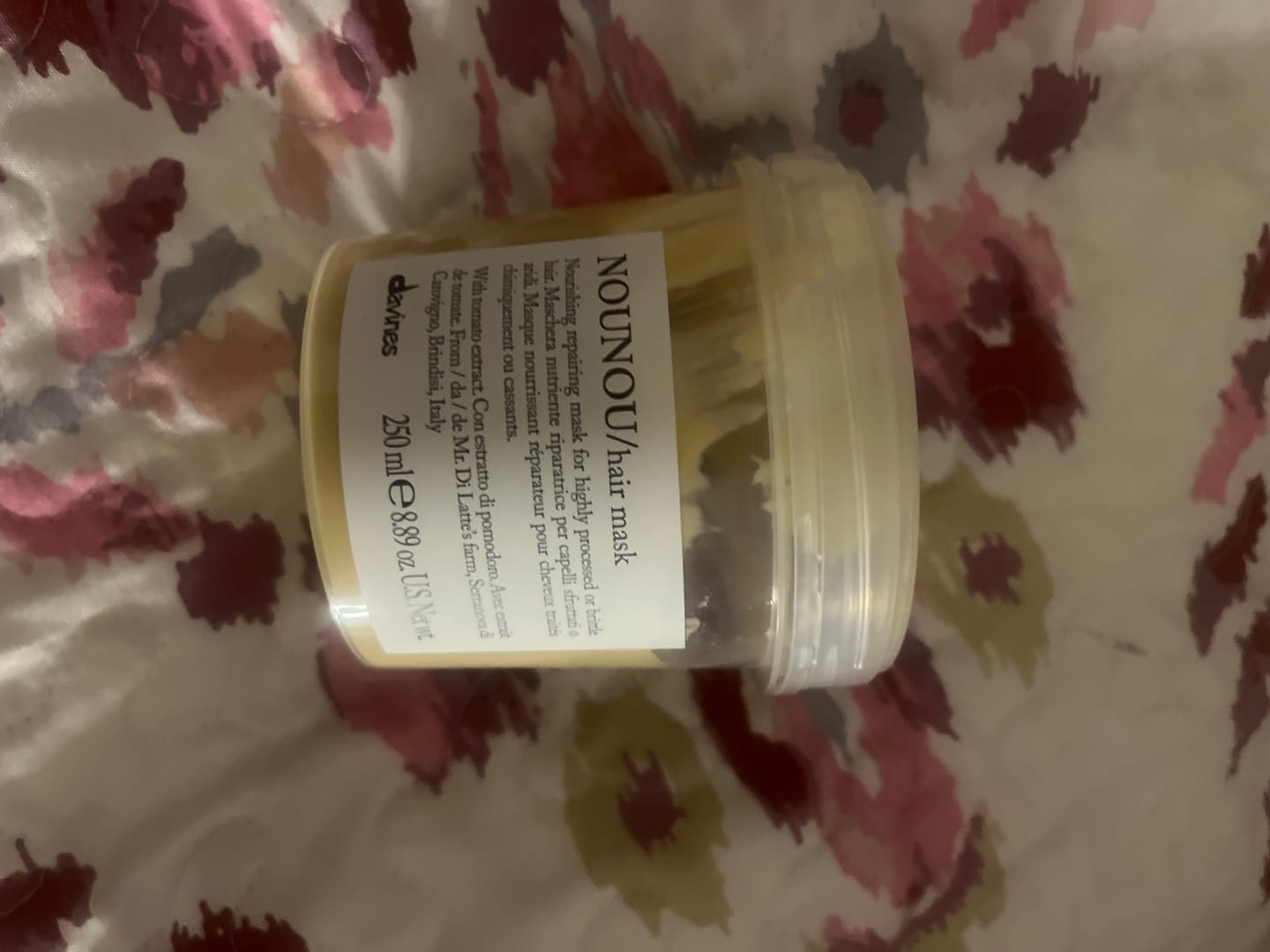Customer photo review of Máscara Essential Nounou Davines