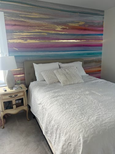 Customer photo review of Gold Leafing Kit - includes 25 gold leafing sheets & 1 oz bottle of glue