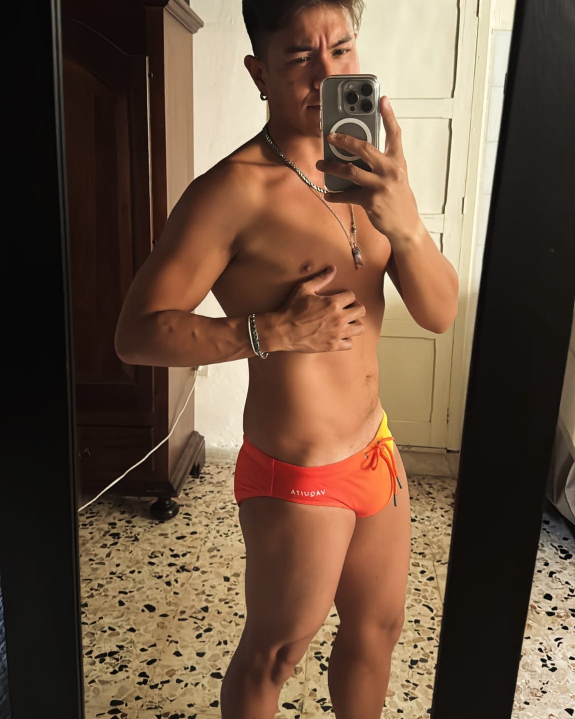 Customer photo review of Calypso Ombré - Enhancing Swim Brief