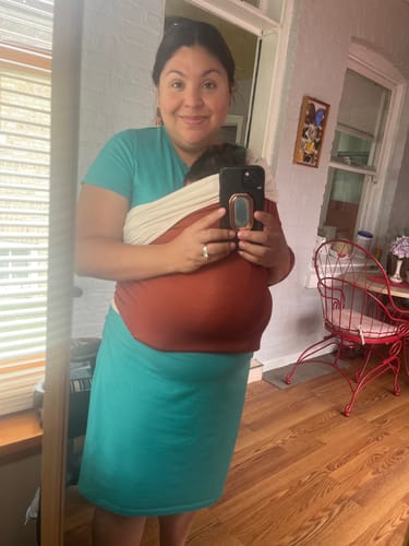 Customer photo review of Mama's Bonding Comforter