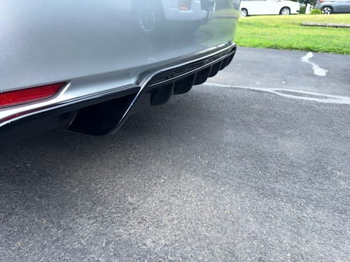 Customer photo review of Rear Diffuser & Splitter TRD Style Fits Toyota Camry 2018-2024
