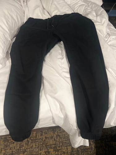 Customer photo review of MEN'S CLAYTON TWILL JOGGERS